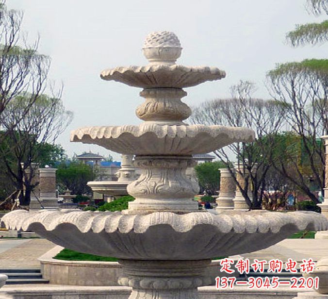 周口狮子头花钵雕塑