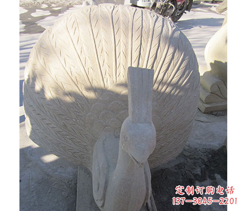 周口动物孔雀石雕