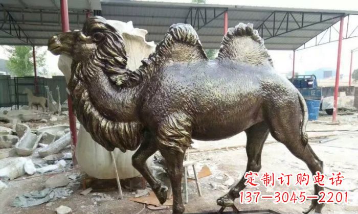 周口动物骆驼铜雕