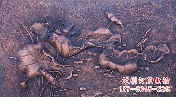 周口锻铜荷花雕塑