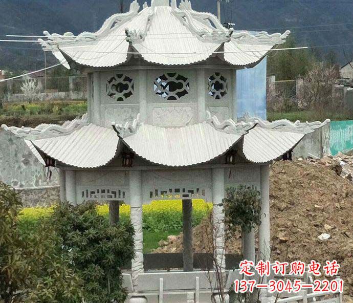 周口古典凉亭石雕