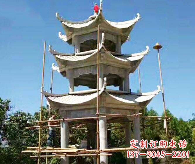 周口精美古典凉亭石雕