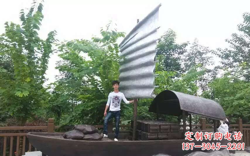 周口高品质帆船铜雕