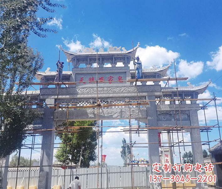 周口牌坊雕塑品质精湛、精致耐看