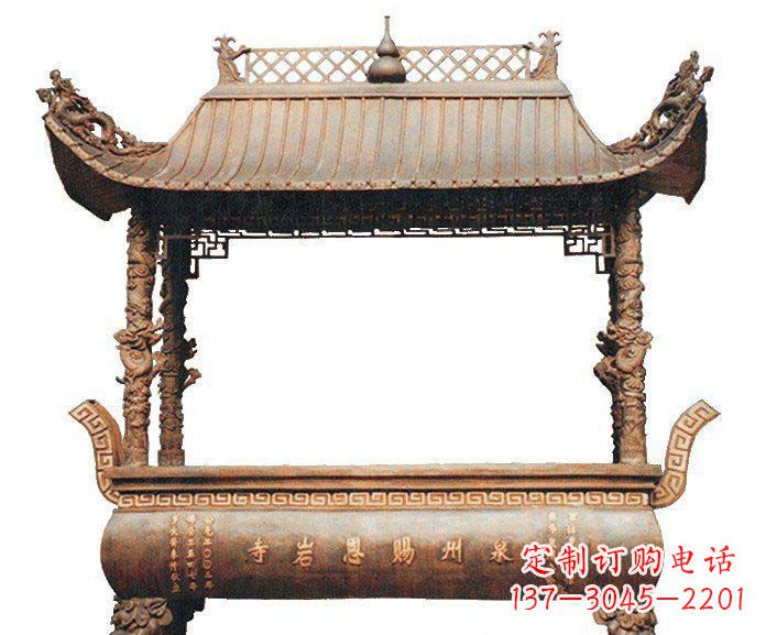 周口精美香炉铜雕
