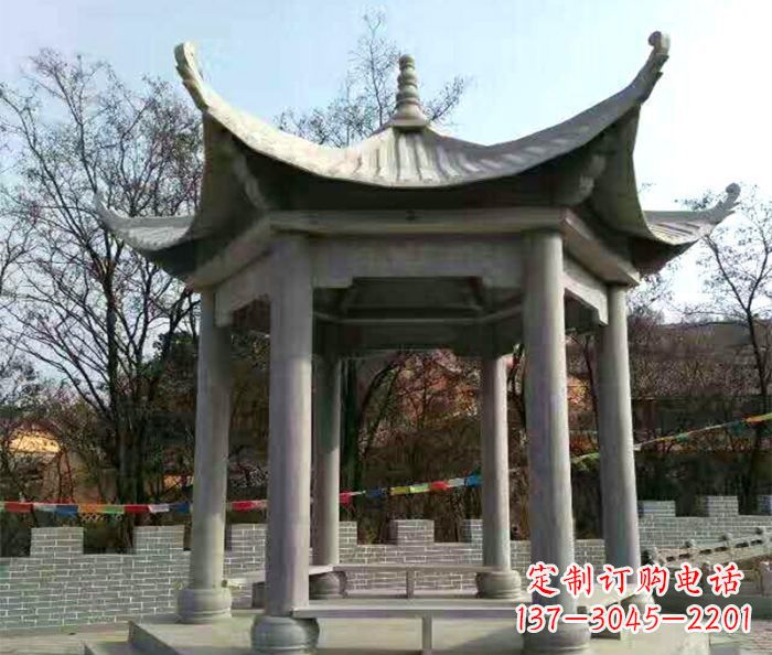周口仿古六角凉亭石雕