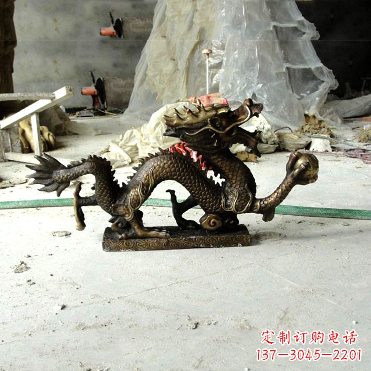 周口仿古龙铜雕