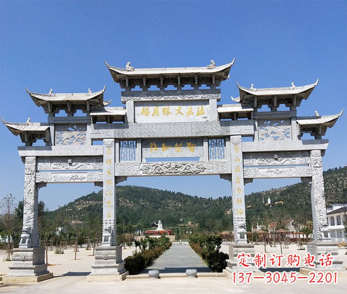 周口特色牌坊石雕