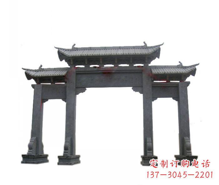 周口精美仿古牌坊石雕