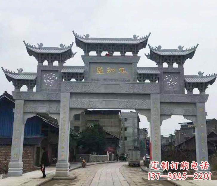 周口精美牌坊石雕