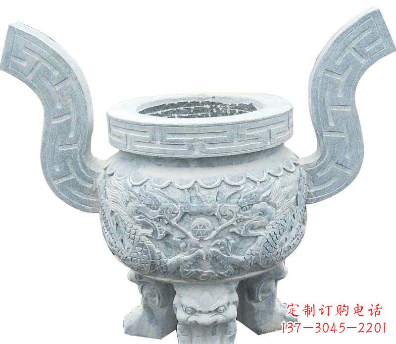周口精美仿古香炉石雕
