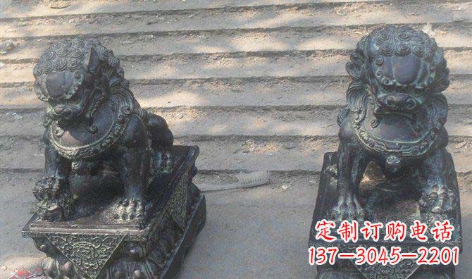 周口仿古狮子铜雕