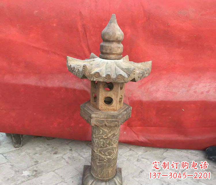 周口传统风格石灯雕塑