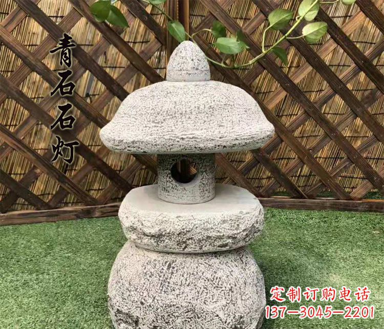 周口精美仿古石灯公园照明灯石雕