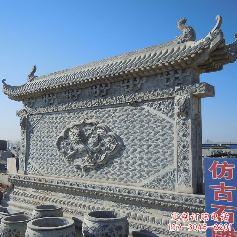 周口影壁石雕--让时光流转