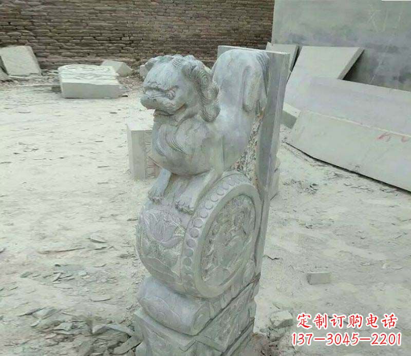 周口精美石门墩雕塑,缔造绝色佳作