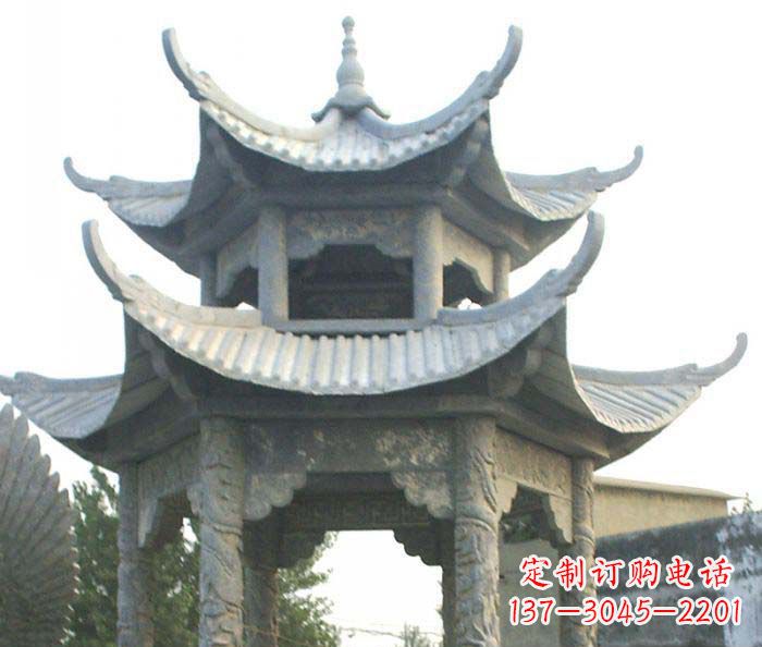 周口仿古双层石雕凉亭