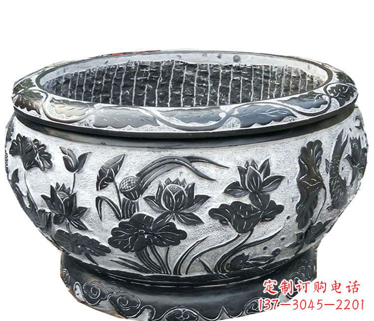 周口传承古典,精致仿古庭院花盆雕塑