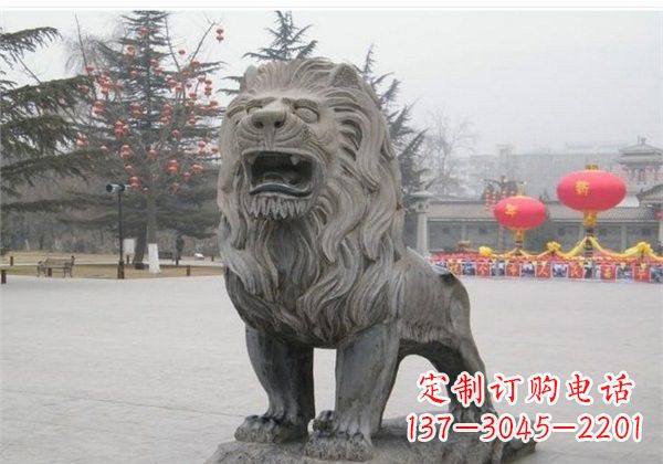 周口仿古西洋狮子石雕