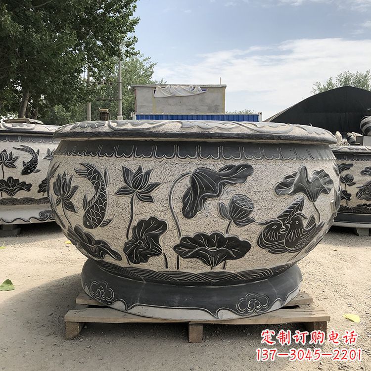 周口精美仿古花盆雕塑
