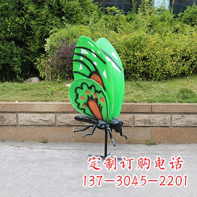 周口仿真蝴蝶_大号蓝色款116x75x160 (2)
