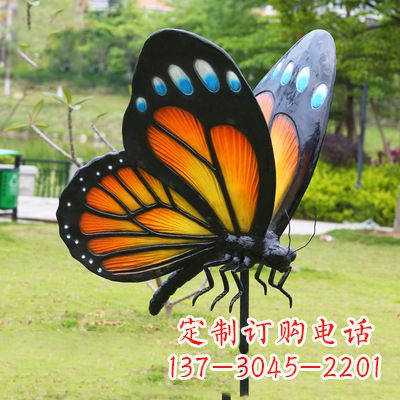 周口仿真蝴蝶_黄色款款105x78x110