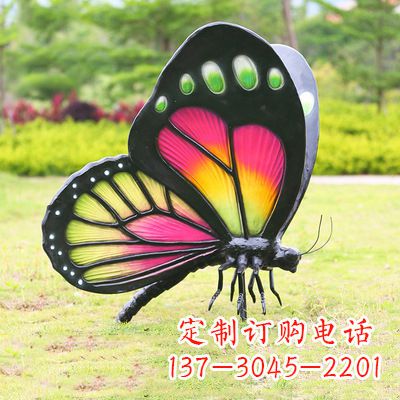 周口仿真蝴蝶_品红色款405x78x110