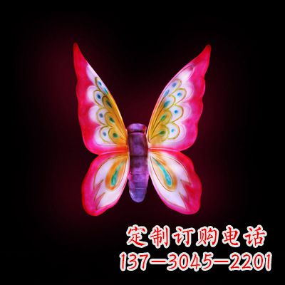 周口红发蝴蝶 小号发光雕塑