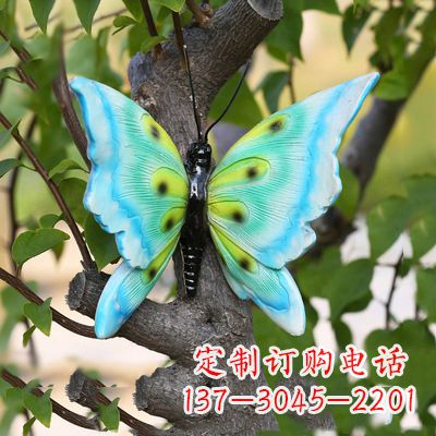 周口蓝色蝴蝶雕塑
