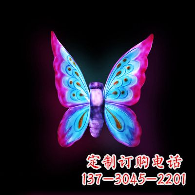 周口璀璨发光蝴蝶雕塑