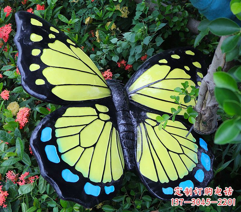 周口玻璃钢蝴蝶雕塑