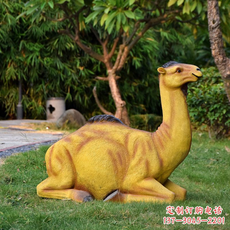周口艺术精美的骆驼雕塑