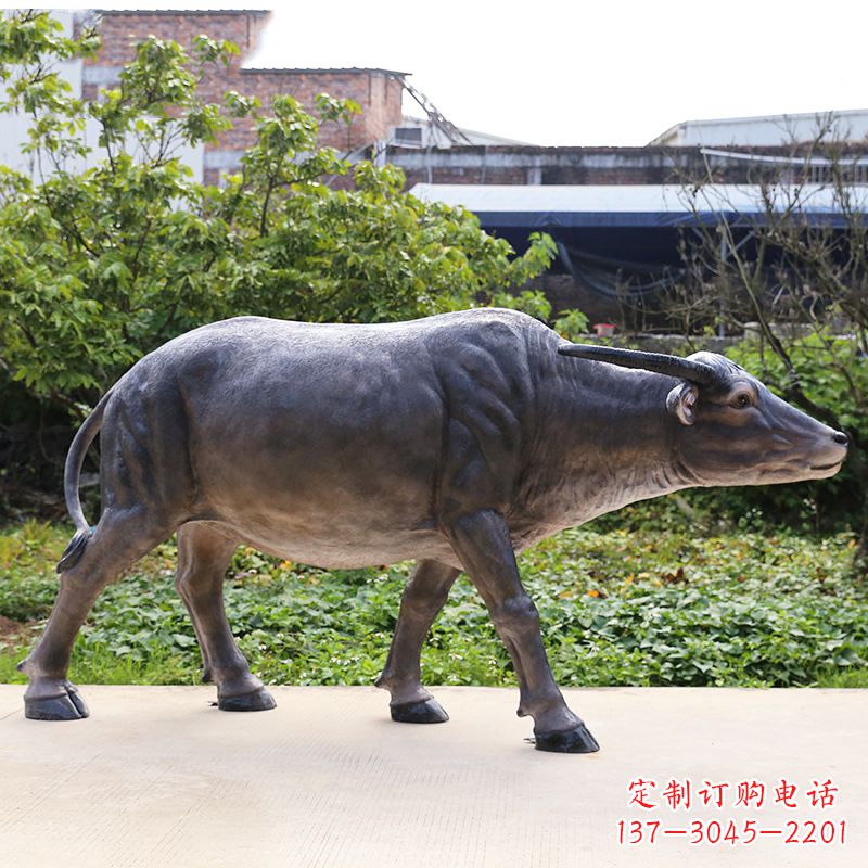 周口高品质仿真水牛雕塑
