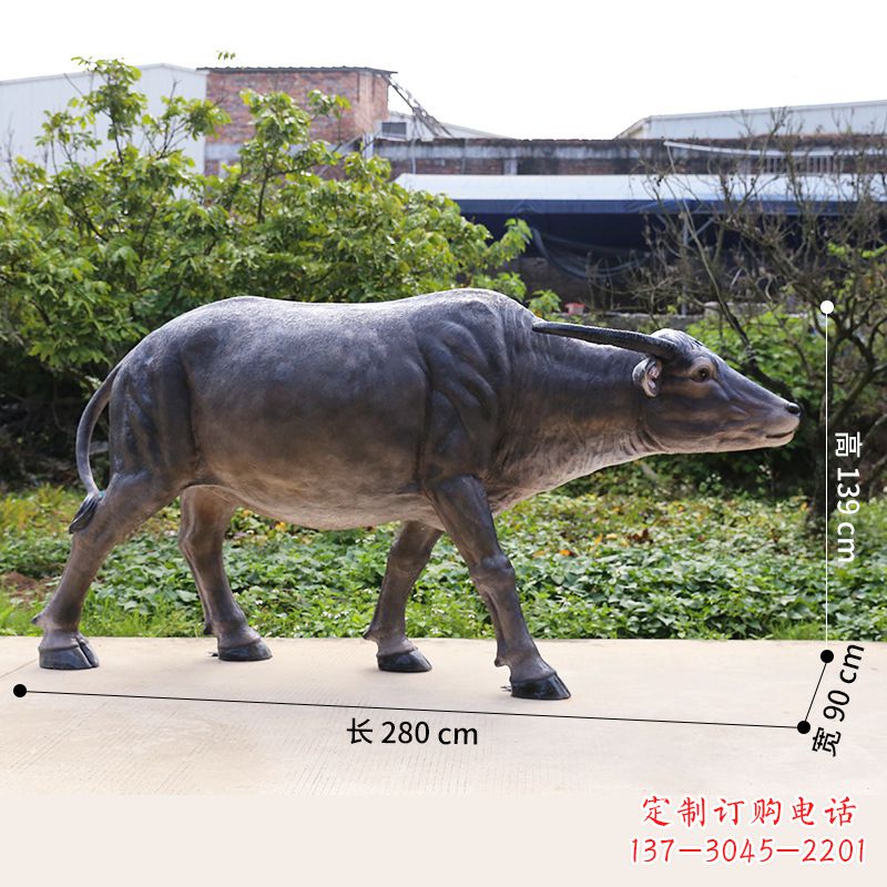 周口仿真水牛雕塑