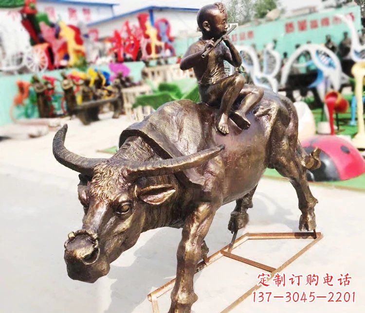 周口牛郎雕塑精美绝伦的铜雕艺术