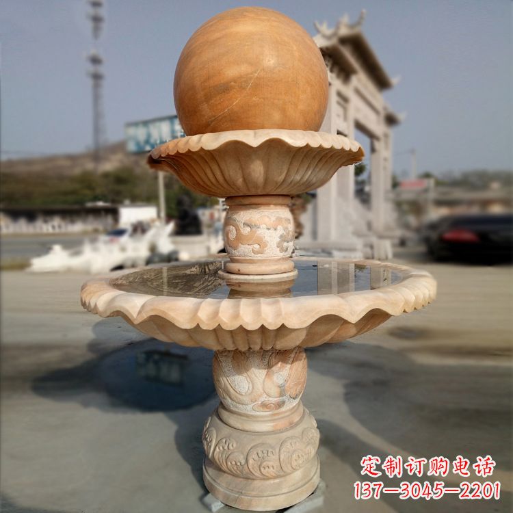 周口风水球石雕塑