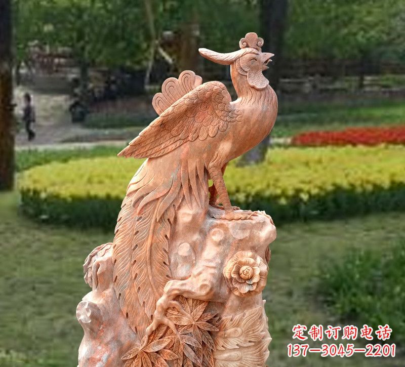 周口凤凰神鸟公园景观雕塑雕塑摆件