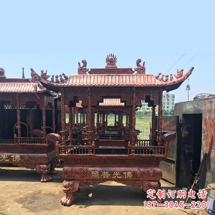 周口精美铜香炉雕塑