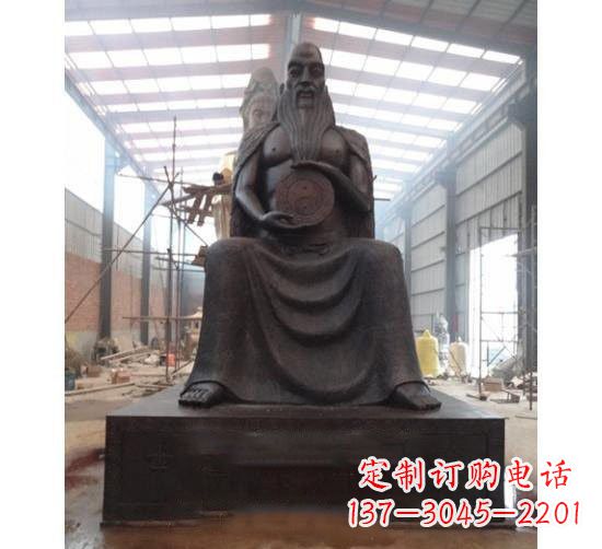 周口伏羲铜雕塑,精雕细琢的精美艺术品