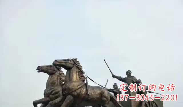 周口文艺复兴风格马车雕塑
