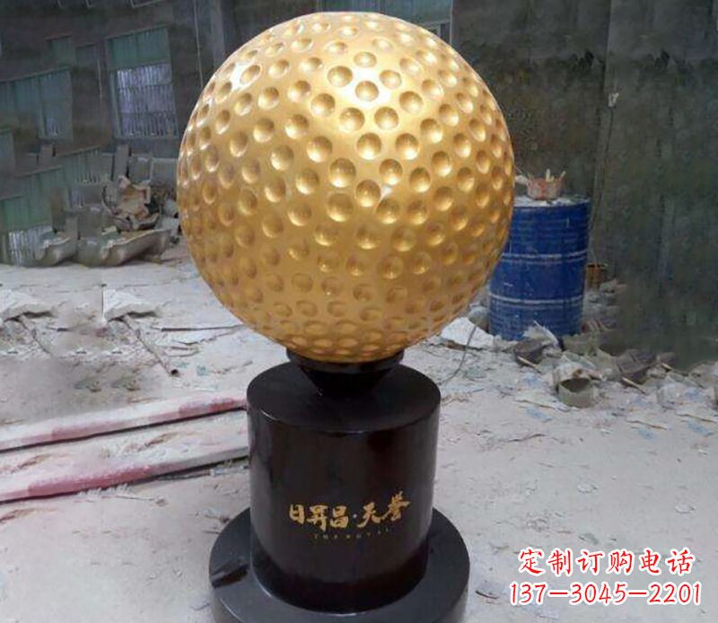 周口精致高尔夫球铜雕