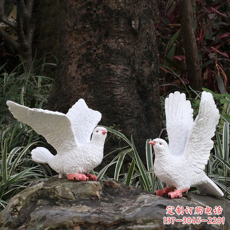 周口精美的鸽子抽象雕塑