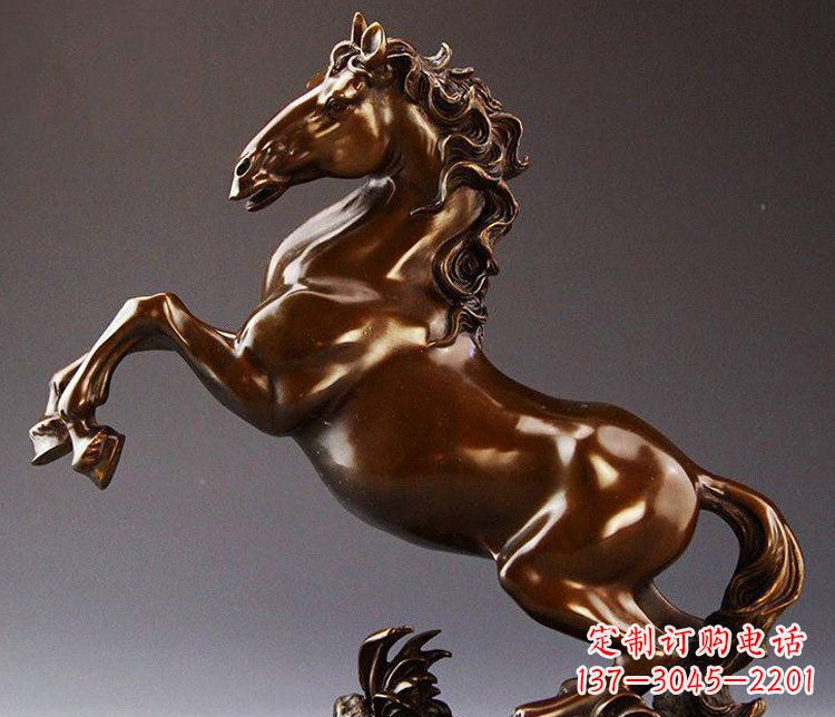 周口青铜马头雕塑