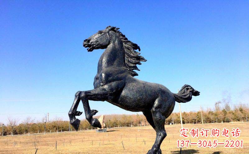 周口精美铜雕奔马动物雕塑