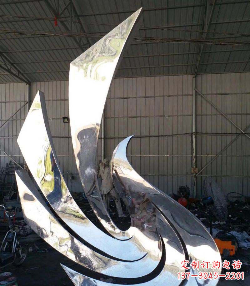 周口精巧不锈钢和平鸽雕塑