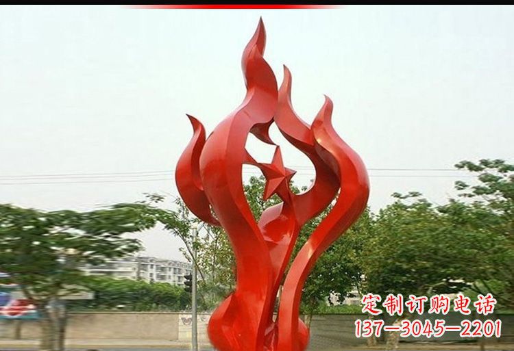 周口 不锈钢火炬雕塑-美轮美奂