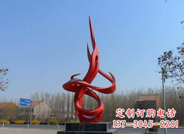 周口不锈钢火苗经典建筑雕塑