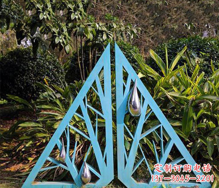 周口 风格树枝不锈钢景观雕塑
