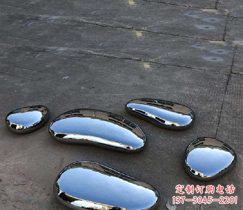 周口不锈钢水滴景观雕塑美轮美奂,营造自然灵动