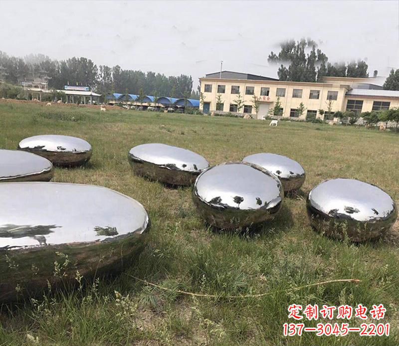 周口精美不锈钢水滴景观雕塑